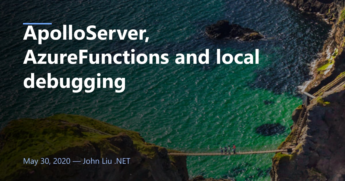 ApolloServer, AzureFunctions and local debugging